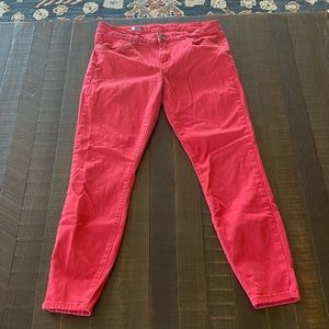 KUT from the Kloth Red Skinny Pants. Size 8.